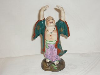 An Old Statue.  Chinese Buddha.  Chinese Man.  17.  2 Centimeters.  Old China.