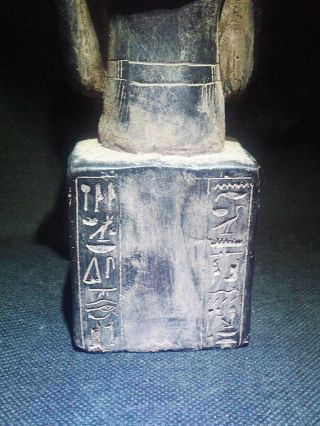 EGYPTIAN ANTIQUES ANTIQUITIES God Anubis Jackal Head Dog Statue 2685 - 2181 BC 6