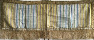 Rare 18th C.  French Silk Pelmet Curtain Fabric (2733)