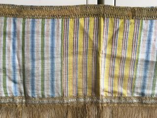Rare 18th C.  French Silk Pelmet Curtain Fabric (2733) 2