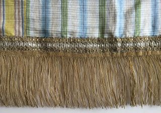 Rare 18th C.  French Silk Pelmet Curtain Fabric (2733) 6