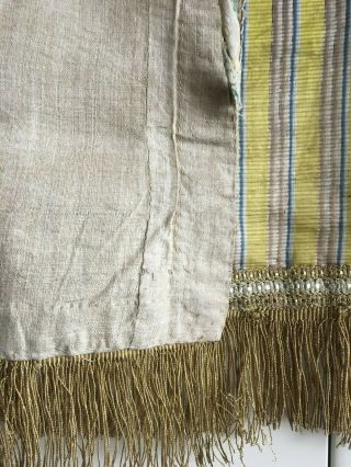 Rare 18th C.  French Silk Pelmet Curtain Fabric (2733) 9