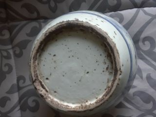 Chinese Blue & White Porcelain Pottery Vase /Jar 6