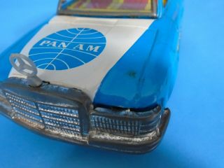 1950 ' s/60 ' s Pan Am Tin Friction Airport Service Car Made in Japan 10