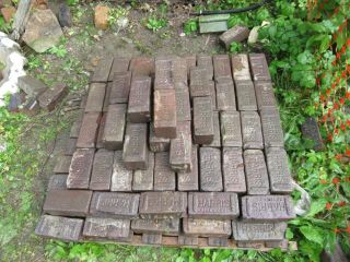 100,  Old Antique Street Paver Bricks,  Matching Size Harris Pavers 4