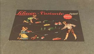 RARE VINTAGE SCHUCO GERMAN TIN TOY VARIANTO LIMO CAR GIFT PLAY SET 3010/0 3041 5