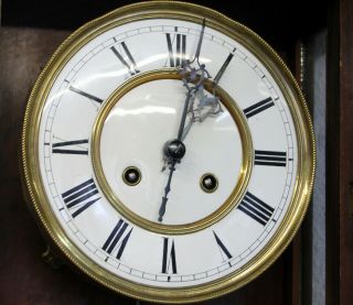 Antique Wall Clock Vienna Regulator 19th century Cimes Clock 10