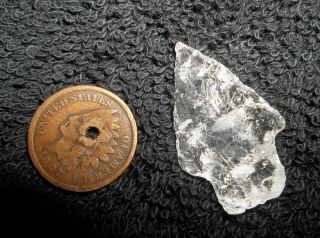 Xxx Rare Carolina Crystal Quartz Gem Point Authentic Arrowhead I Found
