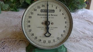 Vintage Antique Universal Househould Kitchen Scale Landers Frary & Clark 25 lb 2