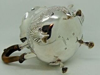 Antique Silver Teapot London 1902 – Goldsmiths & Silversmiths Co Ltd 687g 6