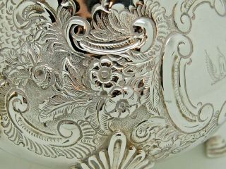 Antique Silver Teapot London 1902 – Goldsmiths & Silversmiths Co Ltd 687g 7