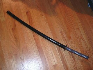 K609 Japanese Samurai Sword: Gendaito Koretoshi Katana In Koshirae 73.  5 Cm
