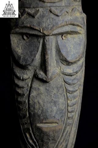 Fine Vintage Carved Amulet Spirit Mask,  Pora Pora,  Papua Guinea