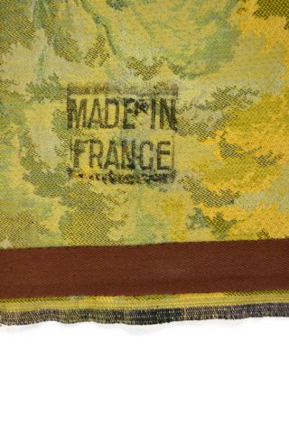 Antique Woven French Victorian Tapestry Made In France 28 