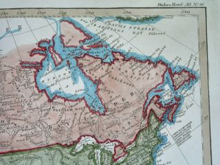 1823 UNUSUAL MAP TEXAS CALIFORNIA in MEXICO UNITED STATES CANADA 4