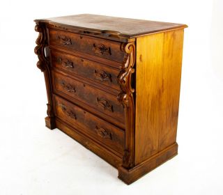 Antique Walnut Dresser,  Vintage Dresser,  Walnut,  East Lake,  America 1880,  B1485 6