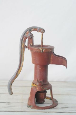 Antique/vintage Water Pump Hand Pitcher Pump Barnes Mfg Cast Iron Salvage Decor