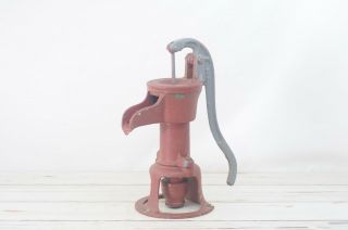 Antique/Vintage Water Pump Hand Pitcher Pump Barnes MFG Cast Iron Salvage Decor 2