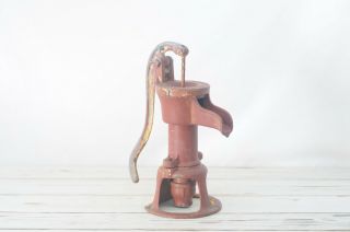 Antique/Vintage Water Pump Hand Pitcher Pump Barnes MFG Cast Iron Salvage Decor 6
