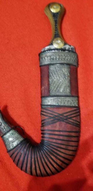 Top Antique Yemen Yemeni - Knife - Khanjar خنجر يماني Handmade Yemen Dagger Jambiya