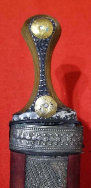TOP Antique yemen YEMENI - knife - khanjar خنجر يماني handmade yemen Dagger jambiya 3