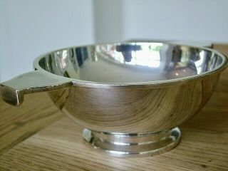 Large Hm1935 Sybil Dunlop Antique Solid Silver Quaich Bowl Dish Britannia 322g