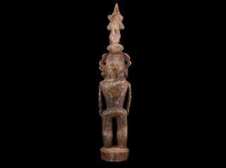 OLD RAMU or SEPIK RIVER FIGURE with CROCODILE HEADDRESS PAPUA GUINEA 4