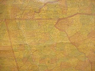 LLOYD ' S 1864 WALL MAP US CANADAS BRUNSWICK SHOWS EVERY RAILROAD STATION 8