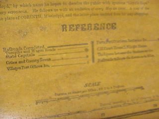 LLOYD ' S 1864 WALL MAP US CANADAS BRUNSWICK SHOWS EVERY RAILROAD STATION 9