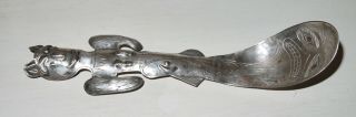 Antique Haida Silver Spoon/ladle Late 1800 