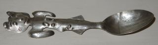 Antique Haida Silver Spoon Late 1800 