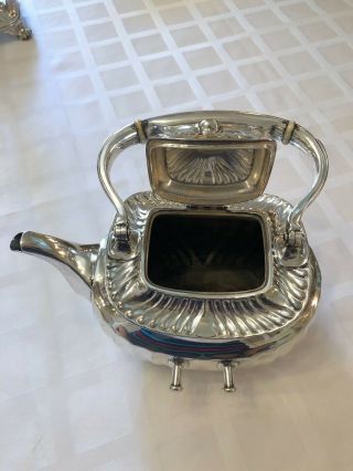 Tiffany Sterling Teapot&Stand c1902 67 oz. 5