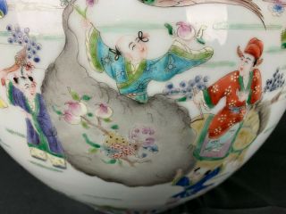 19th/20th C.  Chinese Famille - rose Enameled Bottle Vase 4