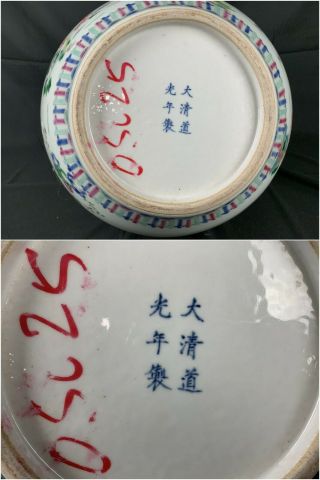 19th/20th C.  Chinese Famille - rose Enameled Bottle Vase 9