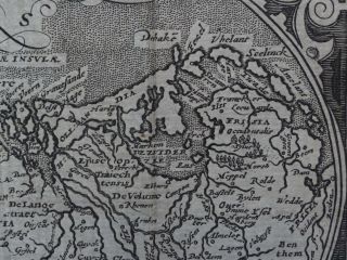 1600 Matthias QUAD Atlas map BELGIUM - NETHERLANDS - Germania Inferior 3