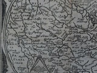 1600 Matthias QUAD Atlas map BELGIUM - NETHERLANDS - Germania Inferior 4