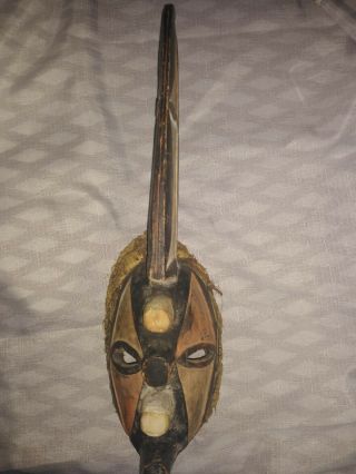 Vintage Igbo Nigerian Yam Cutting Mask - Authenticated And Rare