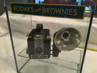 Kodaks and Brownies Camera Glass Display Case 10
