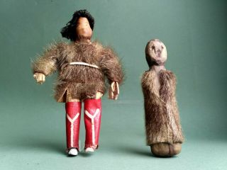 Antique Inuit Eskimo Dolls