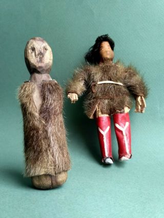 Antique Inuit Eskimo dolls 2