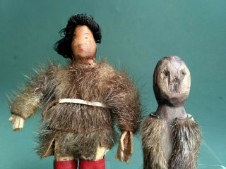 Antique Inuit Eskimo dolls 4
