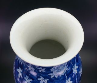 FINE LARGE 45cm Chinese Blue and White Porcelain Dragon Vase KANGXI 19th C 11