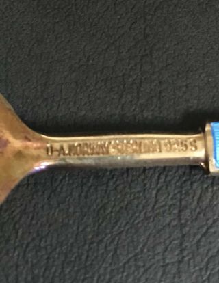 David Andersen sterling gilt enamel spoon fork knife guilloche 7