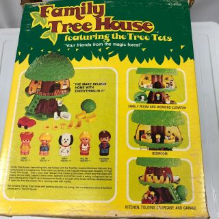 Vintage 1975 Kenner General Mills Tree Tots Family Tree House - Complete 9