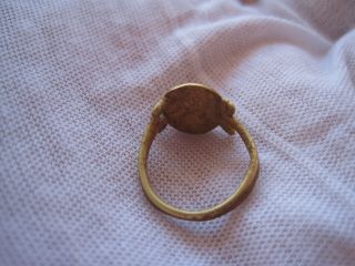 Antique And Children Roman Gold Ring,  I - Iii A.  D