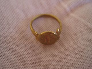 Antique and Children Roman Gold Ring,  I - III A.  D 6