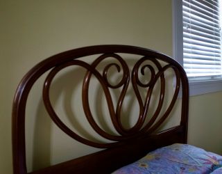 Antique Bentwood Twin Size Headboard and Footboard - Attr.  to Thonet 3