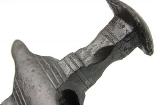 Ancient Rare Authentic Viking European Medieval Iron Battle Axe Beak 12 - 14 AD 12
