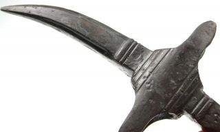 Ancient Rare Authentic Viking European Medieval Iron Battle Axe Beak 12 - 14 AD 8