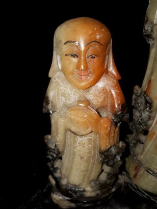2 Chinese carved soapstone figures from the San Francisco exposition of 1915 3